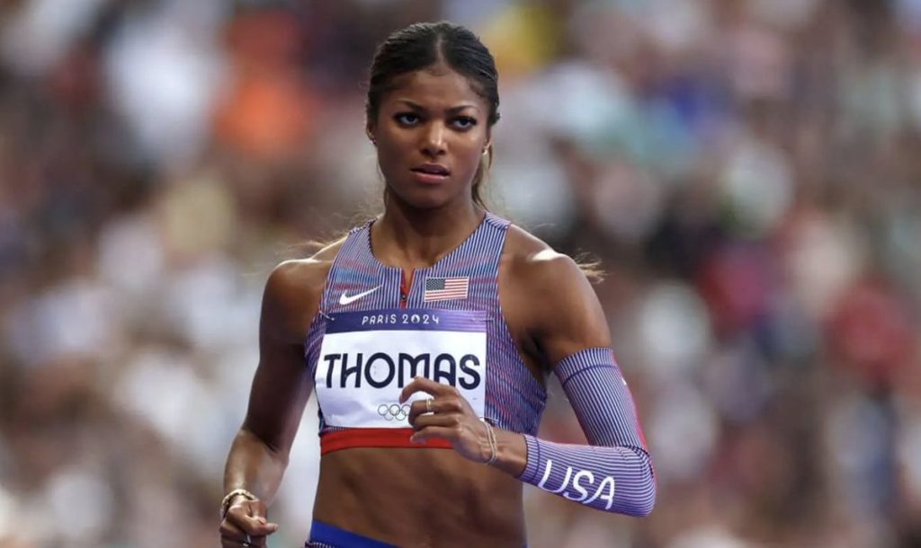 Gabby Thomas can now add gold medalist to her resume.  