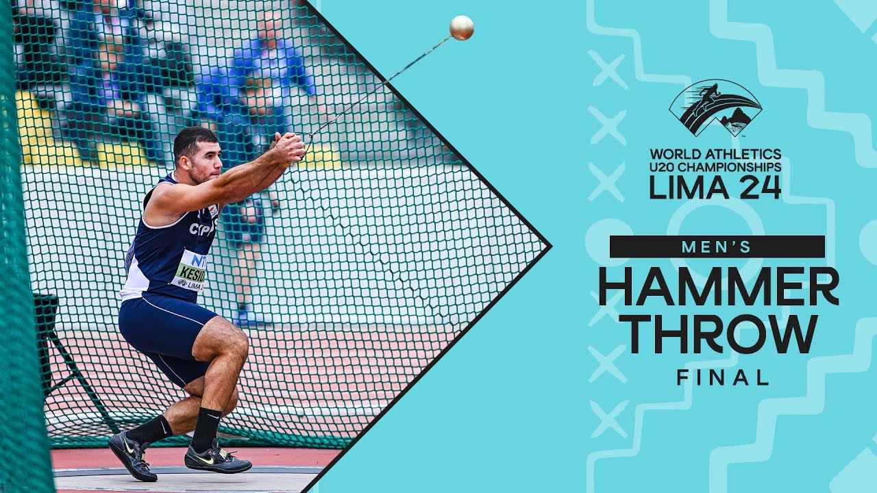 Historic hammer throw gold for 🇨🇾's Kesidis | World Athletics U20 Championships Lima 2024