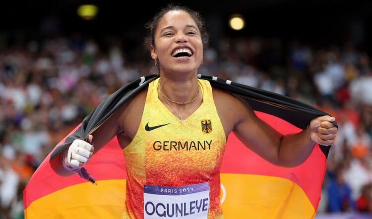 Last-gasp win for Germany’s Yemisi Ogunleye in the women’s shot