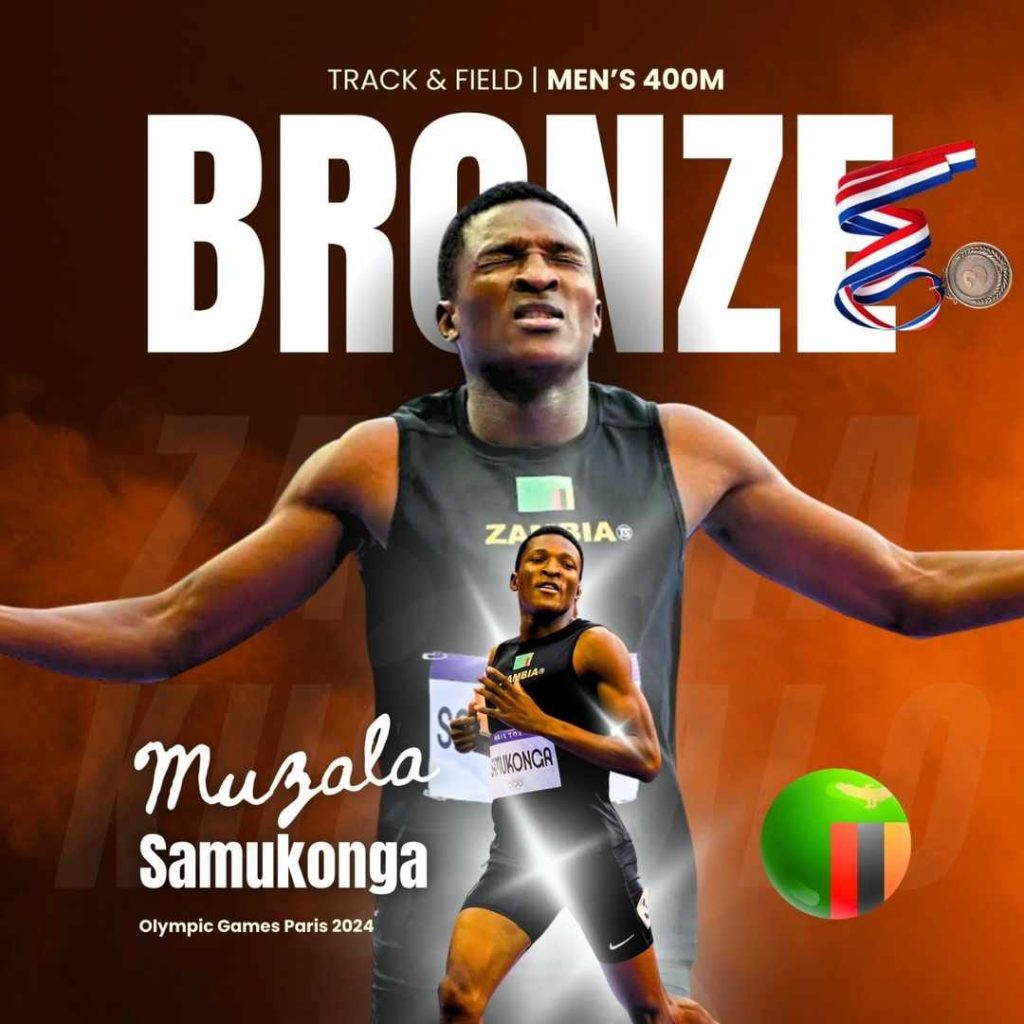 Muzala Samukonga got the impossible job done in the men’s 400m