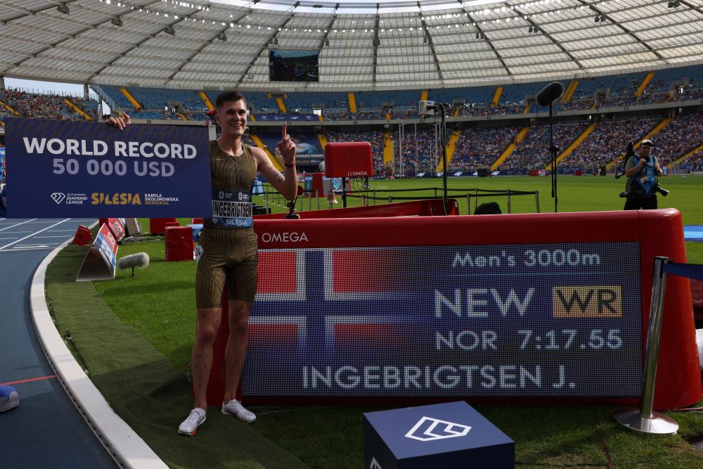 News - Ingebrigtsen, Duplantis Deliver Another Pair Of World Records At Silesia Diamond League