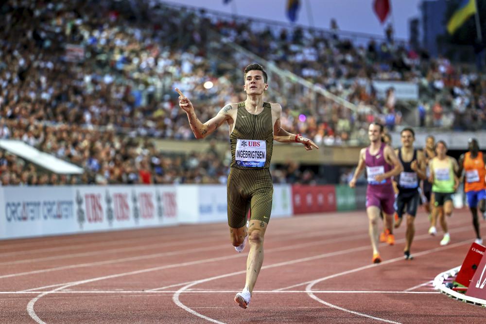 News - Jakob Ingebrigtsen Wins Rematch With Cole Hocker At Lausanne Diamond League