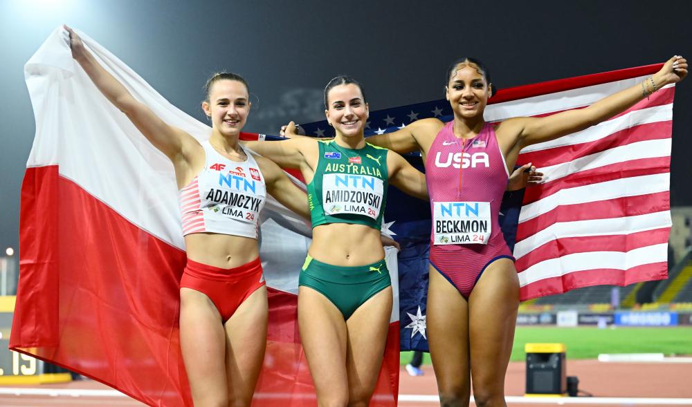 News - Sophia Beckmon Delivers First U.S. Medal At World U20 Championships With Long Jump Silver