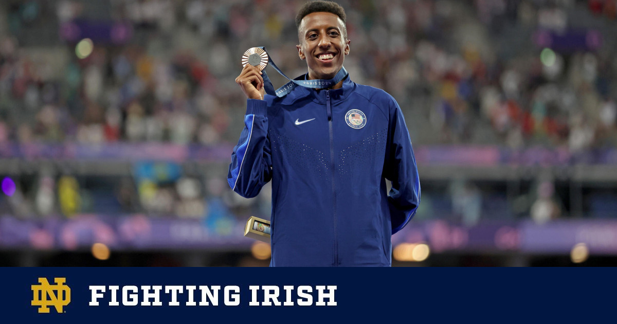 Nuguse Captures Bronze in Thrilling Finish – Notre Dame Fighting Irish – Official Athletics Website