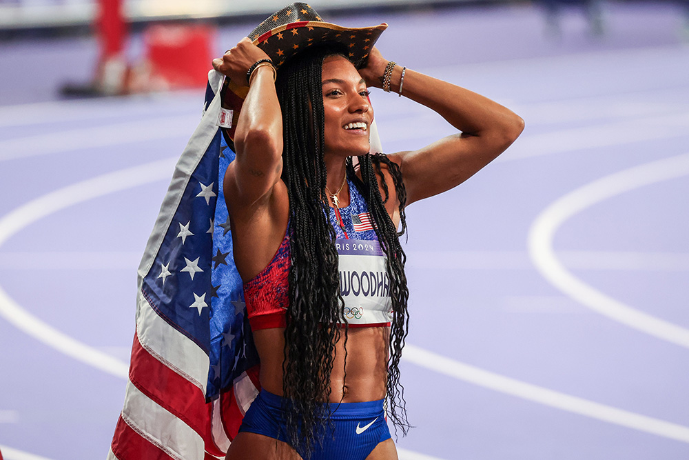 Olympic Women’s Long Jump — Davis-Woodhall Takes Charge