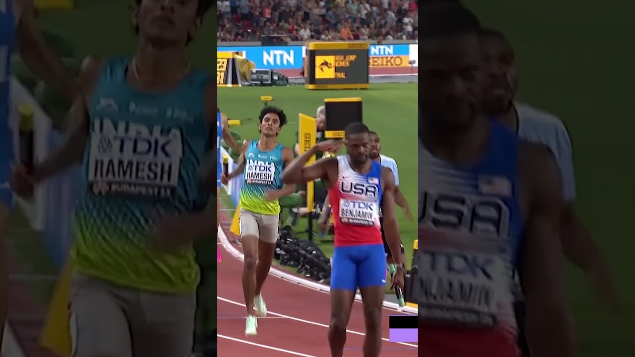 RAI BENJAMIN 🥶😮‍💨 #worldathleticschamps #athletics #trackandfield #olympics #running