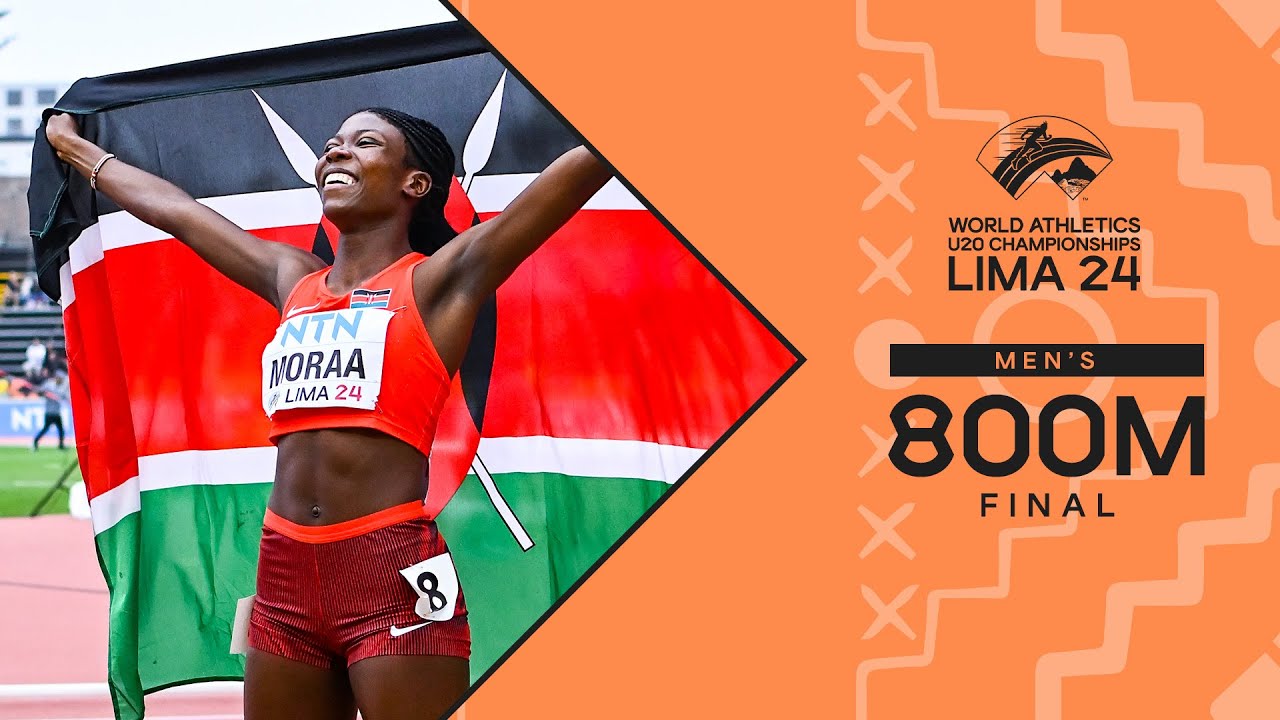 Sarah Moraa 🇰🇪  continues family tradition & wins 800m 🥇 | World Athletics U20 Championships Lima 24