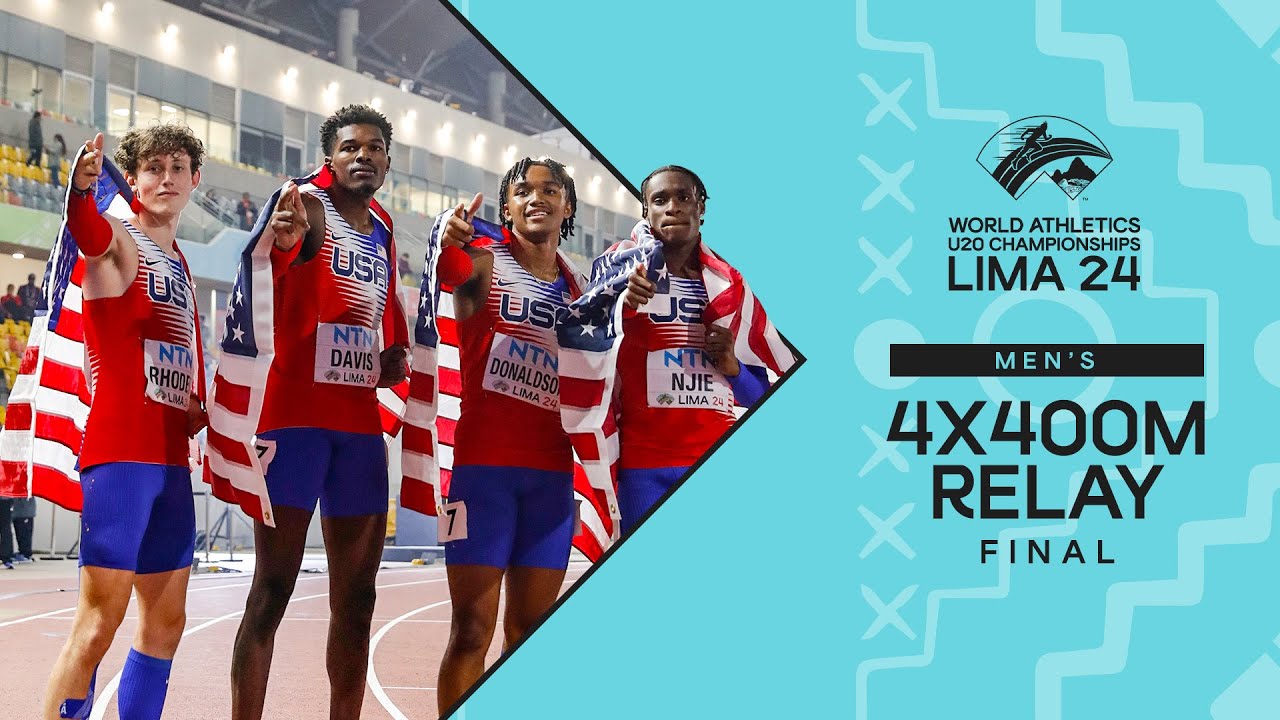 USA 🇺🇸 dominate 4x400m relay final | World Athletics U20 Championships Lima 2024