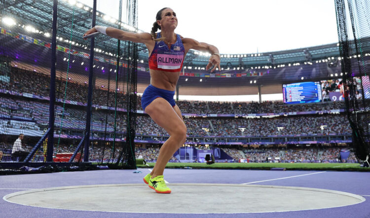 Valarie Allman wins discus ‘dog fight’ in Paris