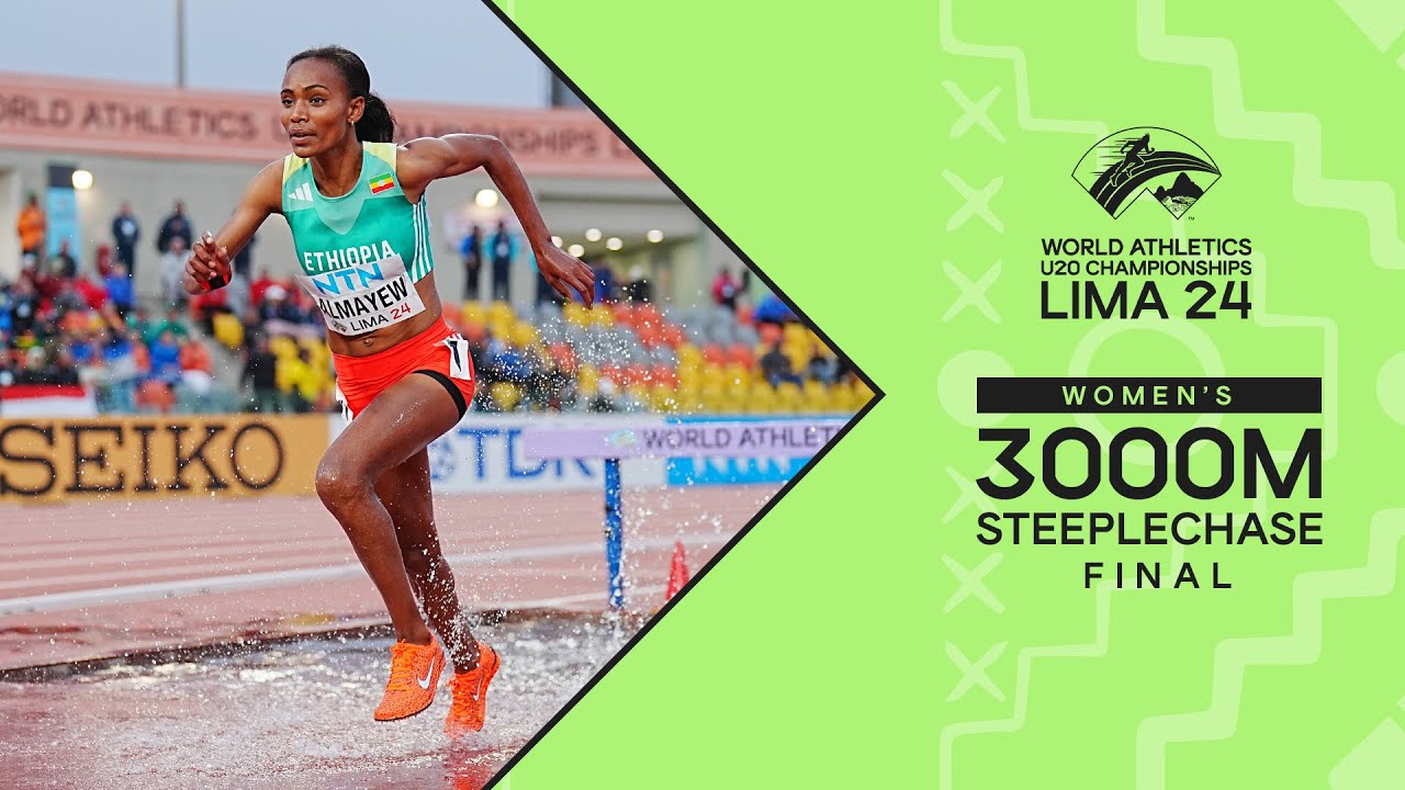 🇪🇹's Almayew dominates 3000m steeplechase final | World Athletics U20 Championships Lima 2024