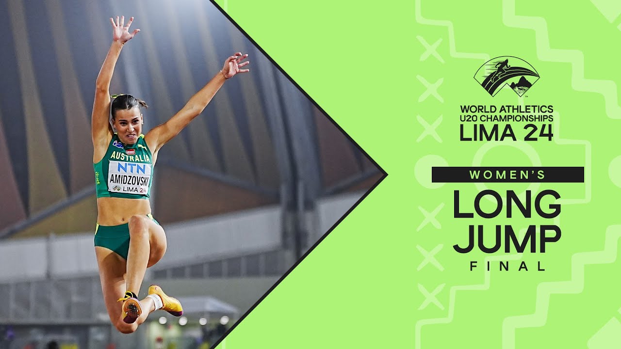 🇦🇺's Delta Amidzovski flies to long jump gold | World Athletics U20 Championships Lima 2024