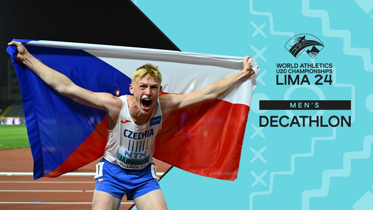 🇨🇿's Jarvinen smashes decathlon championship record | World Athletics U20 Championships Lima 24