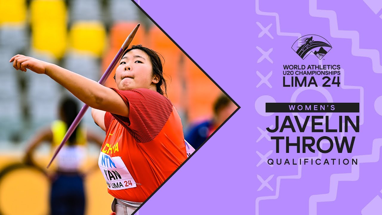 🇨🇳's Yan easily qualifies for javelin throw final | World Athletics U20 Championships Lima 24