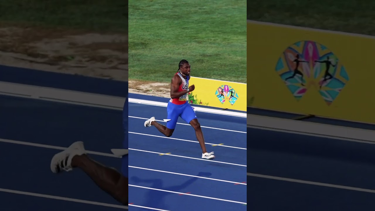 Clean pass ft. Noah Lyles #worldrelays #usa #teamusa #sports #sprint