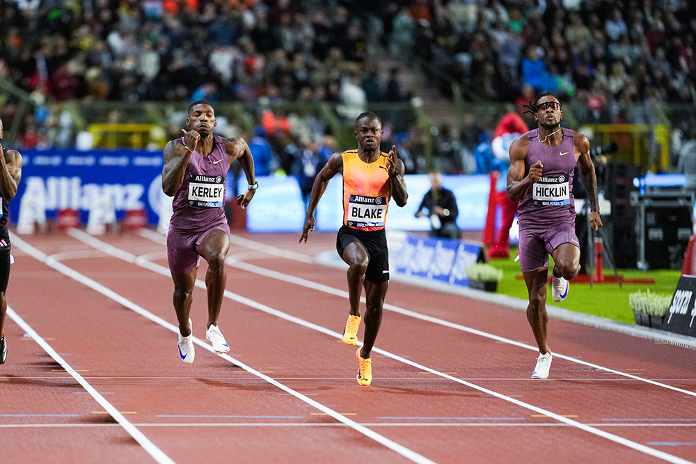 DL Final Men’s 100 — Blake Upsets The Apple Cart