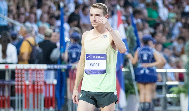 James West runs fastest 2000m by Brit since 1987