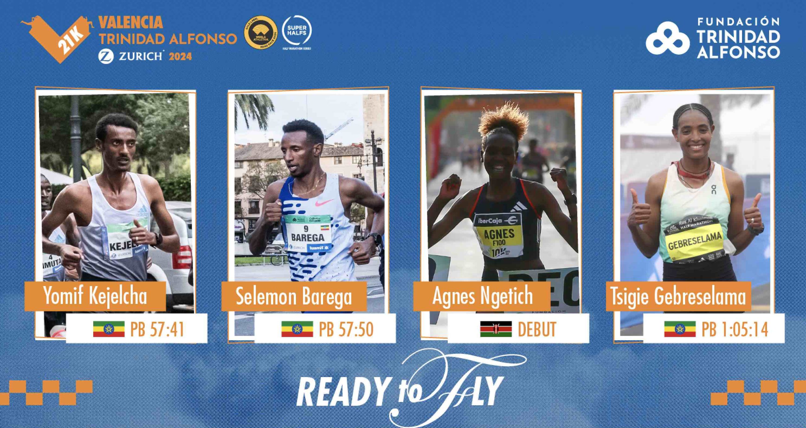 Kejelcha, Barega and Mateiko set to fly the fastest in the Valencia Half Marathon