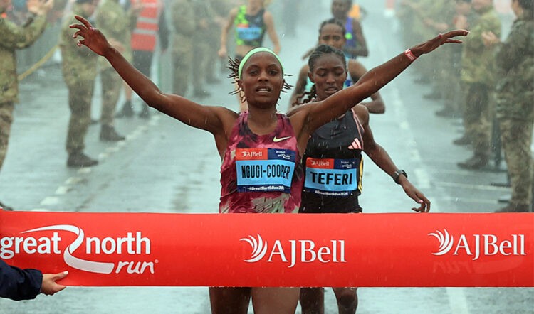 Ngugi-Cooper claims victory in dramatic Great North Run finish