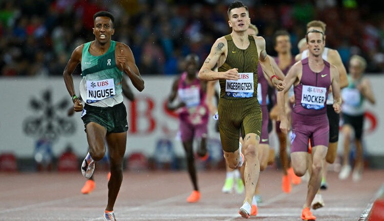 Nuguse beats Ingebrigtsen in Olympic 1500m rematch in Zurich