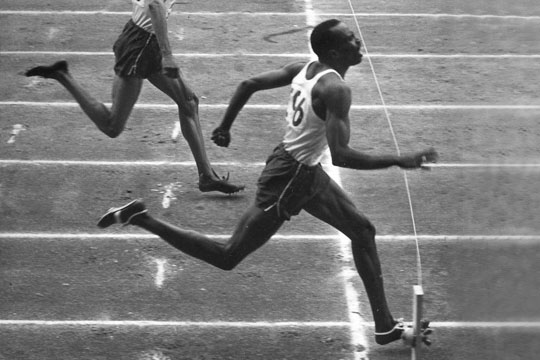 SO SORRY TO HEAR OF RECENT PASSING OF FAMED OLYMPIC CHAMPION AND WORLD RECORD-BREAKER VINCENT - BUT ALWAYS JUST KNOWN AS GEORGE - RHODEN