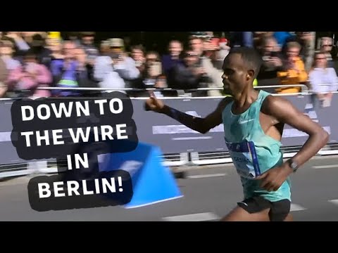 THRILLING Finish To Men's Race At Berlin Marathon 2024