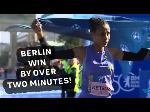 Tigist Ketema DOMINATES Berlin Marathon 2024