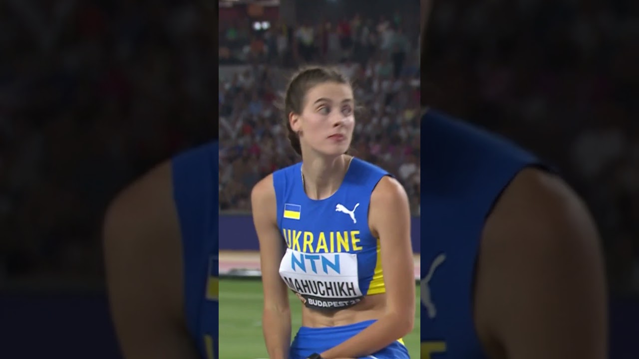 Yaroslava Mahuchikh is from another planet 🦋 #worldathleticschamps #ukraine #sports #athlete