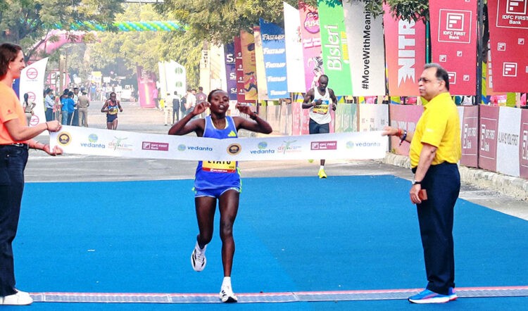 Cheptegei and Eyayu enjoy Delhi Half Marathon victories