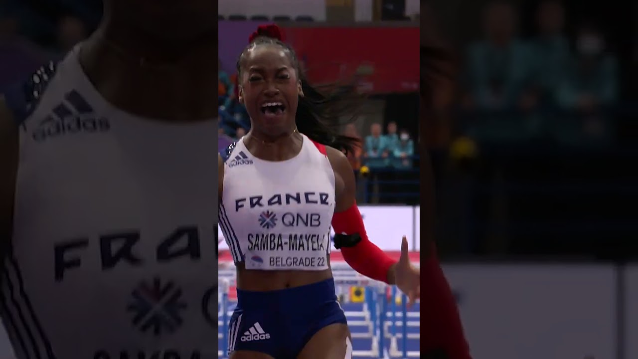 Cyréna Samba-Mayela storming to her first international title in Belgrade 😤 #WorldIndoorChamps