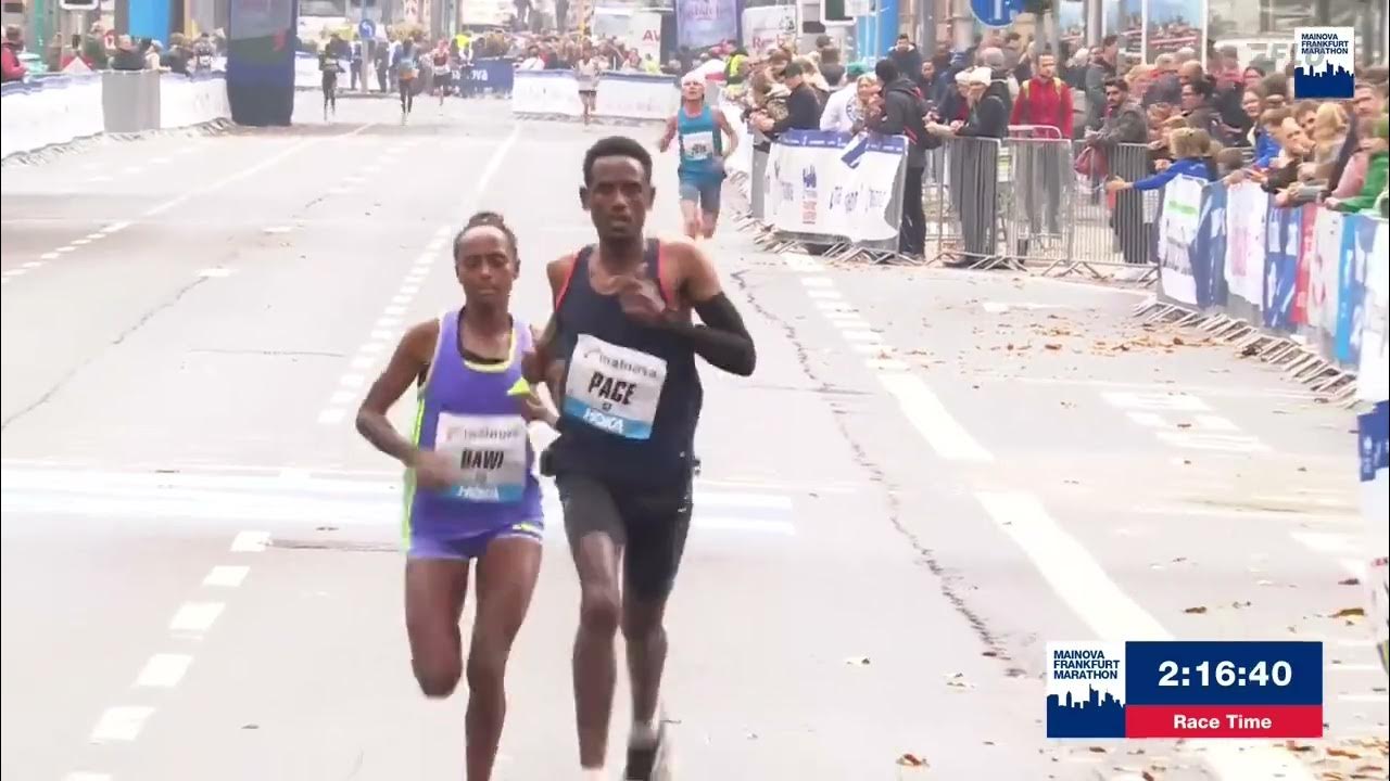 Hawi Feysa SHATTERS Course Record At Frankfurt Marathon 2024