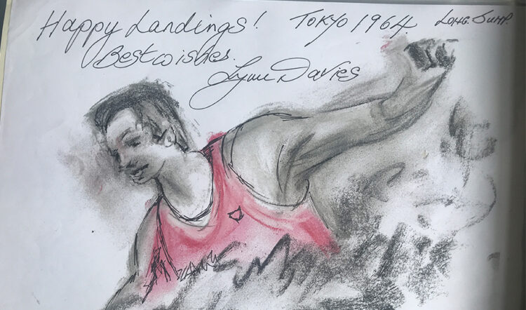 Olympians donate drawings to Mike Fleet’s charity project