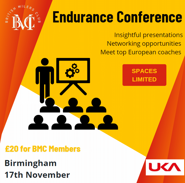 Speaker Announcement and Online Streaming at UK Endurance Conference