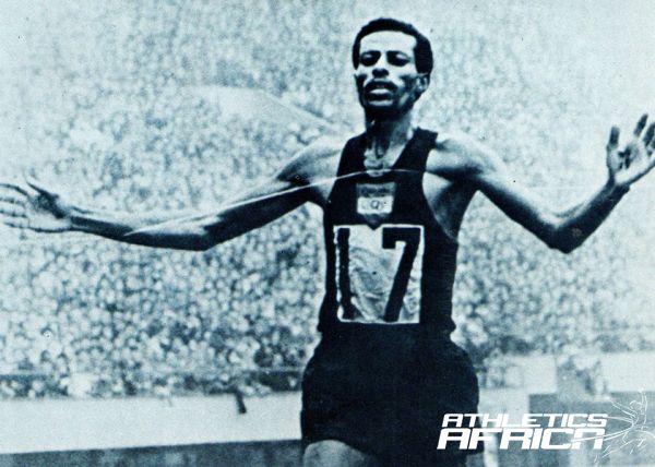 This Day in Track & Field , October 21, Abebe Bikila wins his second Olympic gold at Marathon (1964), Steve Jones breaks WR at Chicago Marathon (1984), by Walt Murphy News & Results Services