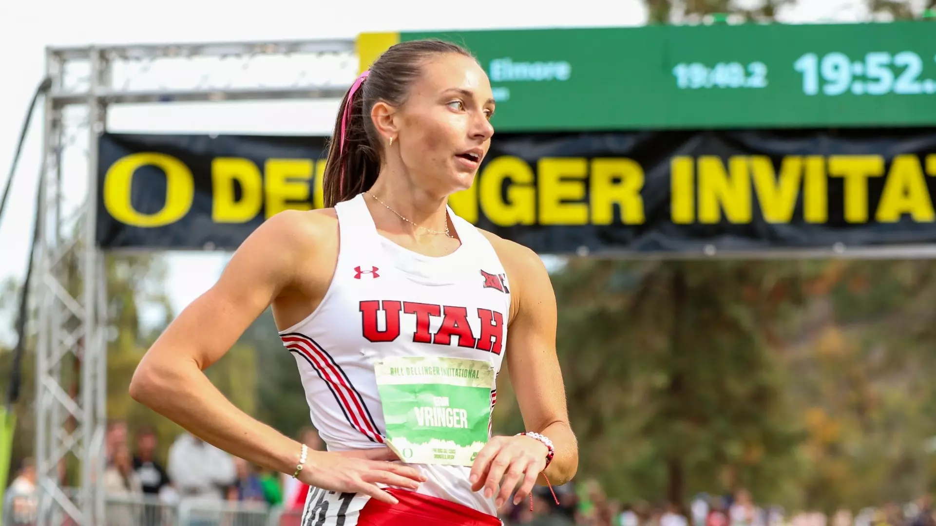 Vringer Named Big 12 Runner of the Week After Stellar Weekend in PNW