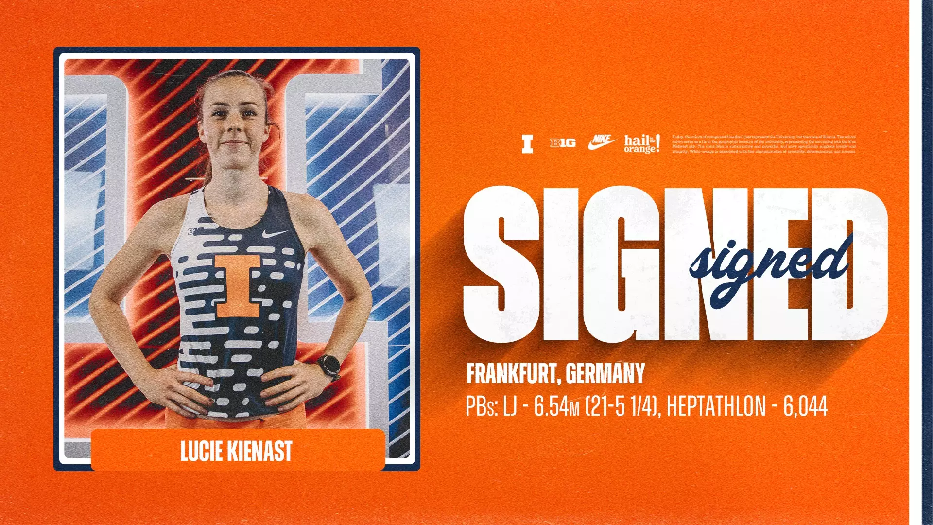 Illinois Track and Field Adds Mid-Year Signee Lucie Kienast