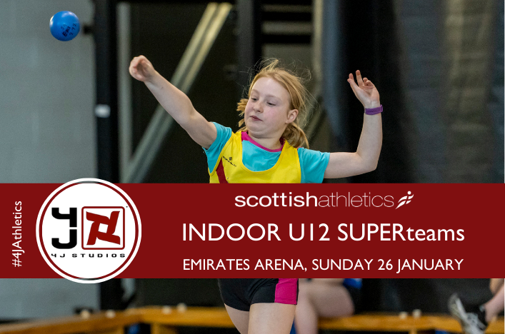 Clubs: Enter teams now for our U12s Indoor SUPERteams in Glasgow