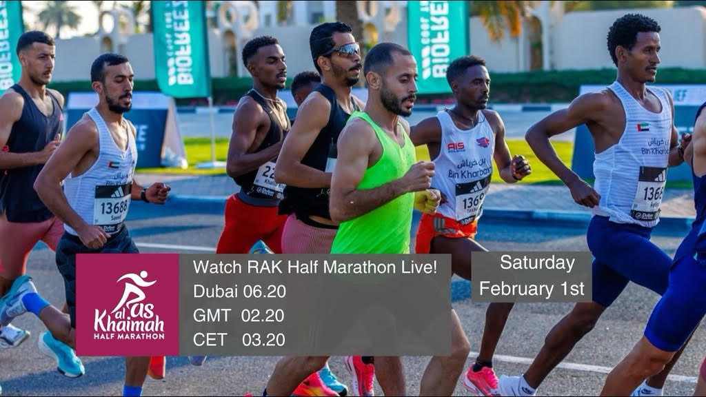 Coffee with Larry, January 29, 2025, 2025 RAK Half Marathon (Feb 1) and NB Indoor GP (Feb 2) make a fun weekend of athletics!