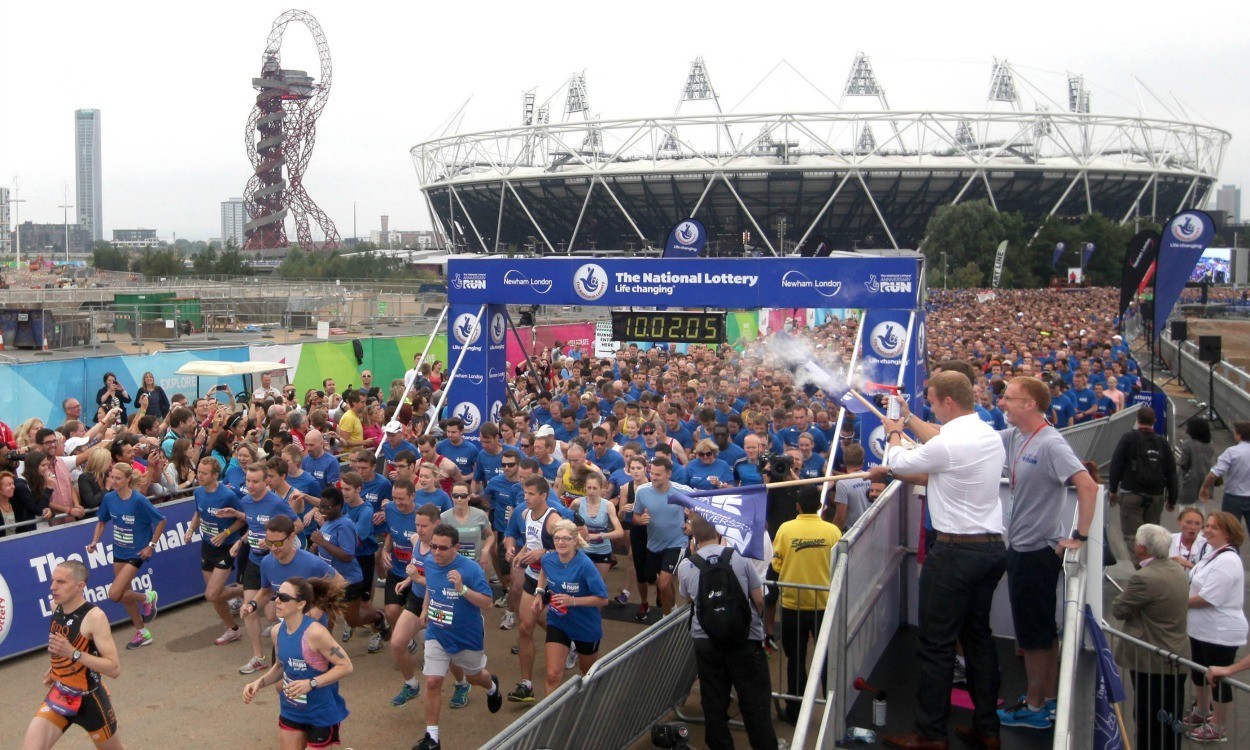 The National Lottery Anniversary Run 2013