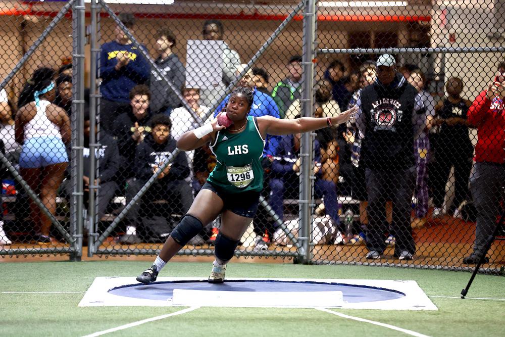 News - Jessica Oji Cranks Out No. 9 All-Time Shot Put Mark At Armory Hispanic Games