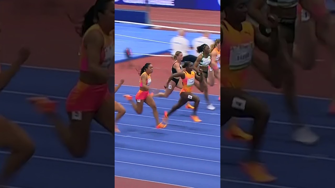 Zaynab Dosso on fire in Belgrade 🔥 #running #italy #sprint #sports #belgrade