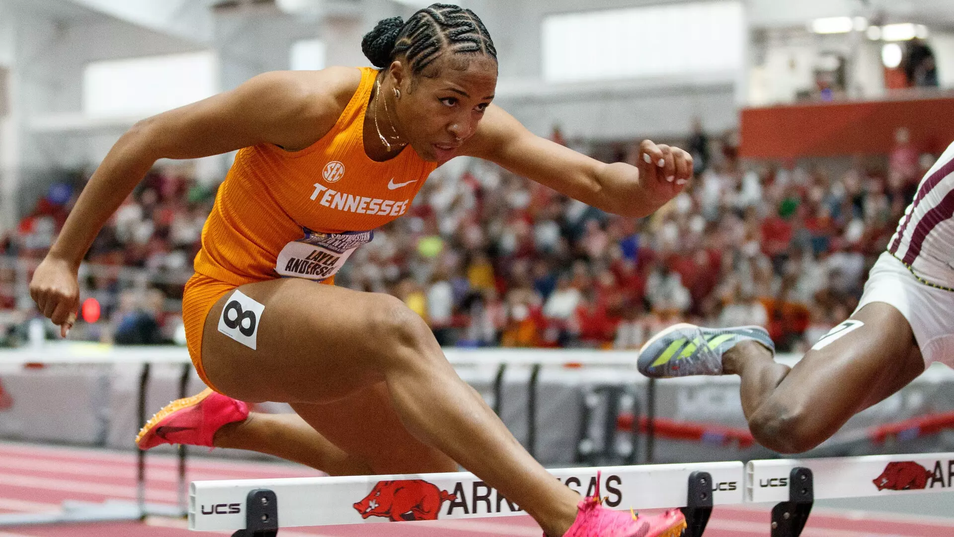 Anderson’s 60-Meter Hurdles Title Headlines Saturday At Razorback Invite