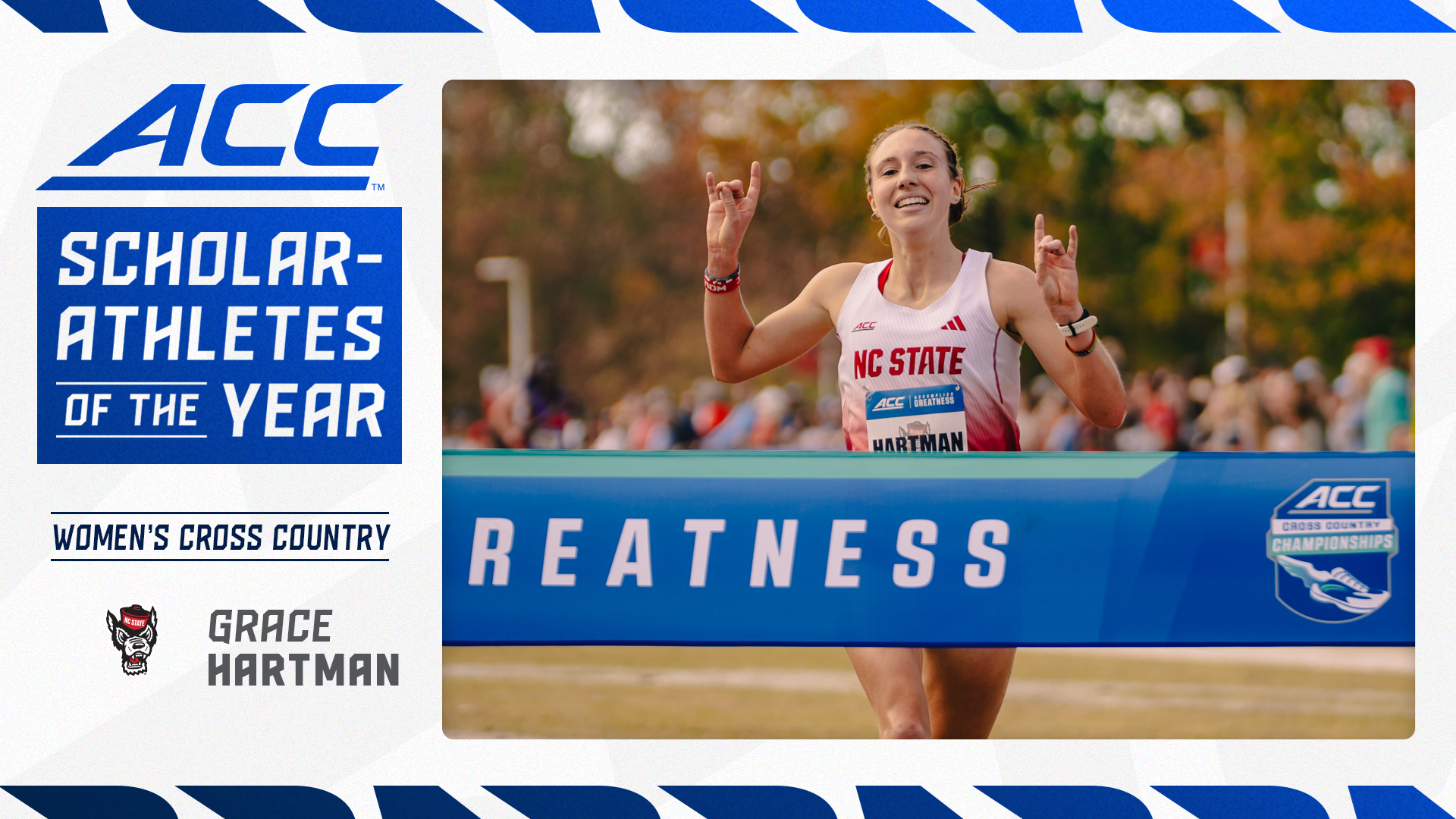 NC State’s Grace Hartman Leads ACC All-Academic Team for Women's Cross Country