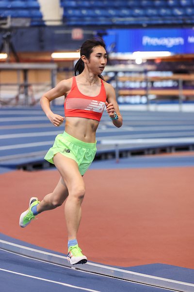 Nozomi Tanaka sets Asian 5,000m short-track record of 14:51.26!