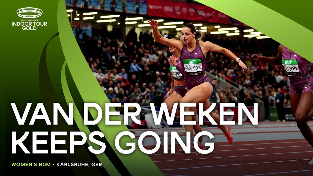 Van der Weken on a roll in Karlsruhe ⚡️| World Indoor Tour 2025