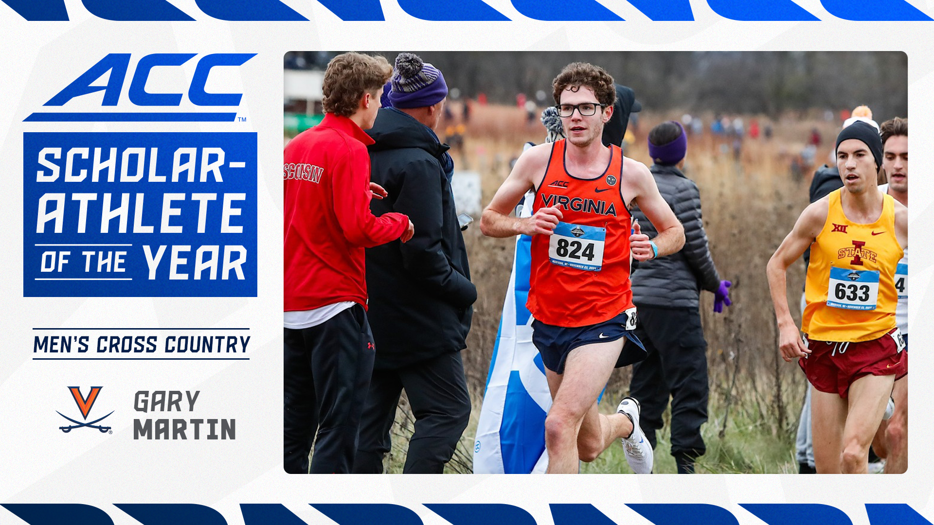 Virginia’s Gary Martin Headlines 2024 All-ACC Academic Team for Men’s Cross Country