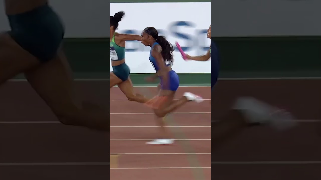 We all love a clean pass 😮‍💨 #sports #running #viralvideo #relaydance