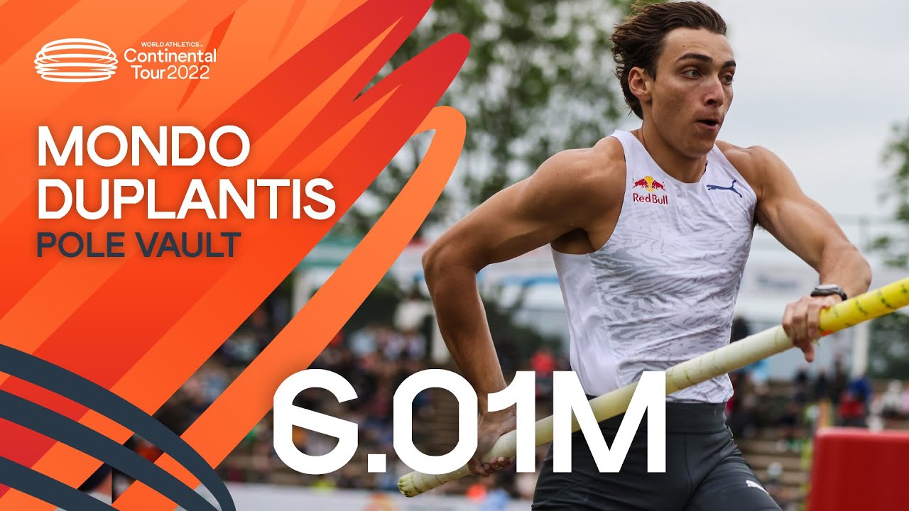6.01m pole vault clearance for Mondo | Continental Tour Gold 2022 Hengelo
