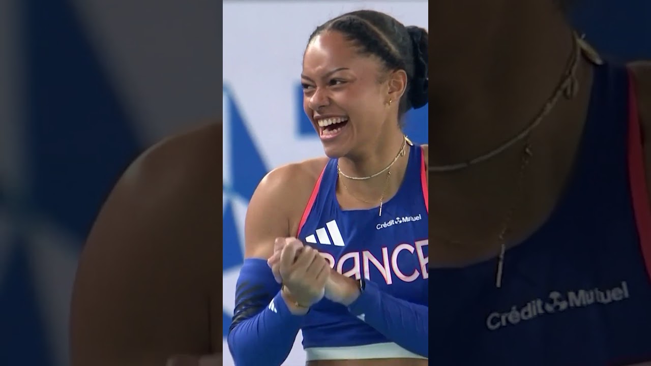 Championne du monde ‼️ Bonnin flies to the pole vault gold 👑  #france #athletics #polevault