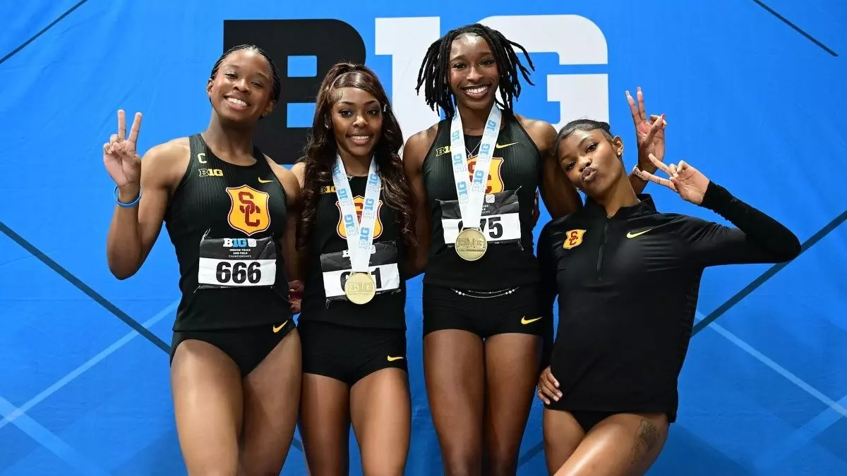 Men Place Second, Women Third At Big Ten Indoor T&F Championships