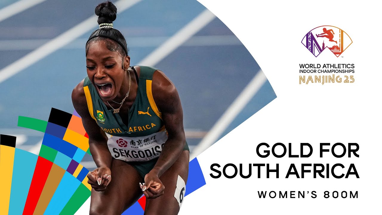 Sekgodiso powers to world-leading 1:58.40 | World Indoor Championships Nanjing 25